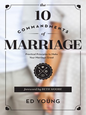 cover image of The 10 Commandments of Marriage